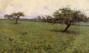 A Field, Kerlaouen by Arthur Wesley Dow Oil Painting
