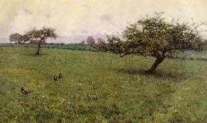 A Field, Kerlaouen Oil painting by Arthur Wesley Dow