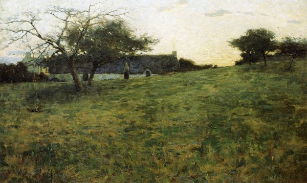 Main Product Photo of Au Soir Painting by Arthur Wesley Dow