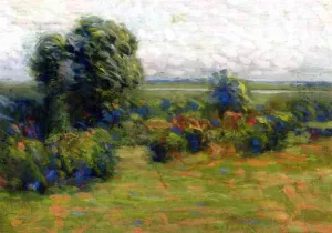 Autumn - A Landscape Sketch by Arthur Wesley Dow Oil Painting