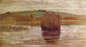 Flood Tide, Ipswich Marshes, Massachusetts by Arthur Wesley Dow Oil Painting