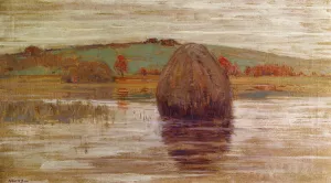 Flood Tide, Ipswich Marshes, Massachusetts Oil painting by Arthur Wesley Dow