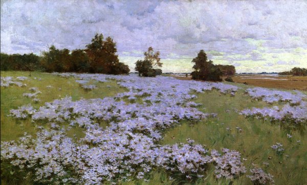 Frost Flowers, Ipswich, Massachusetts by Arthur Wesley Dow - Hand-Painted Oil Painting Reproduction
