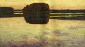 Ipswich Marsh painting by Arthur Wesley Dow