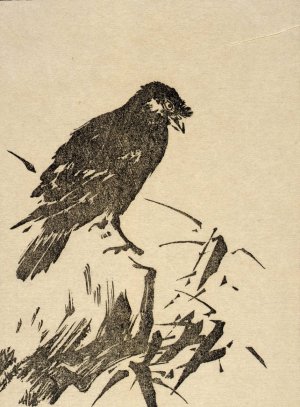 Ipswich Prints; Raven by Arthur Wesley Dow Oil Painting