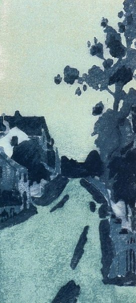 Main Product Photo of Ipswich Street Painting by Arthur Wesley Dow