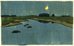 Marsh Creek Oil painting by Arthur Wesley Dow