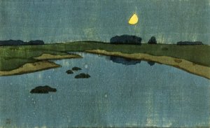 Marsh Creek Oil painting by Arthur Wesley Dow