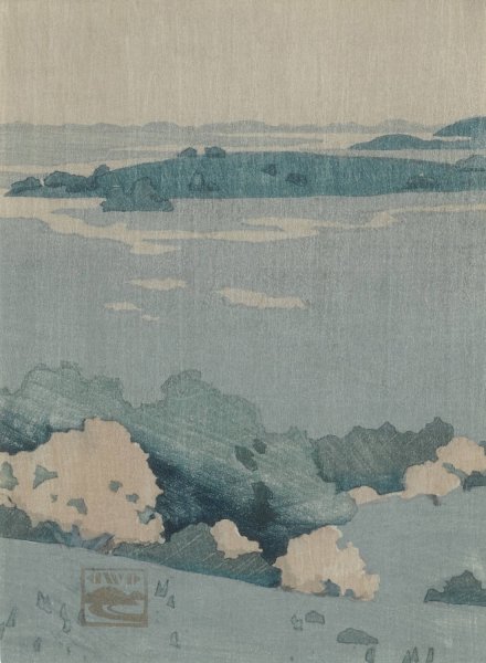 Rain in May  by Arthur Wesley Dow - Hand-Painted Oil Painting Reproduction