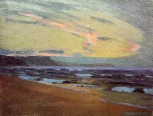 Sunset at Gay Head, Martha's Vinyard by Arthur Wesley Dow Oil Painting