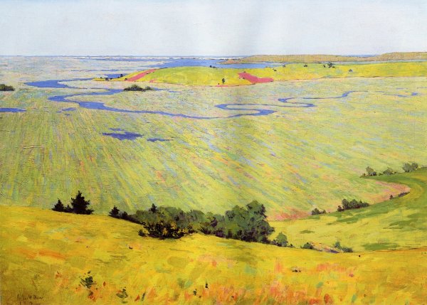Main Product Photo of The Blue Dragon Painting by Arthur Wesley Dow