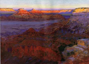 The Grand Canyon by Arthur Wesley Dow - Oil Painting Reproduction