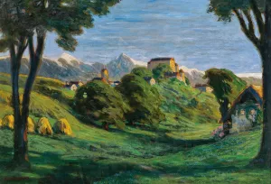 Schenna Oil painting by Artur Nikodem
