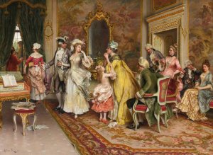 L'attesa by Arturo Ricci Oil Painting