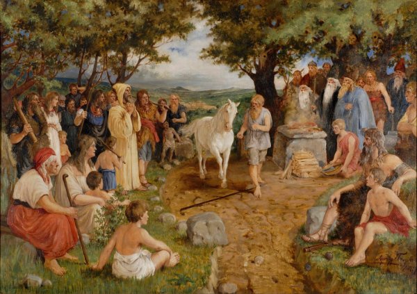 Horse of Destiny  by Arturs Baumanis - Hand-Painted Oil Painting Reproduction