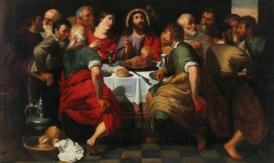 The Last Supper by Artus Wolfaerts Oil Painting
