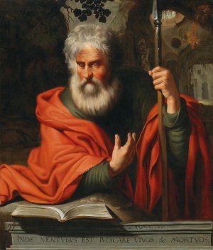 St Thomas by Artus Wolffort Oil Painting