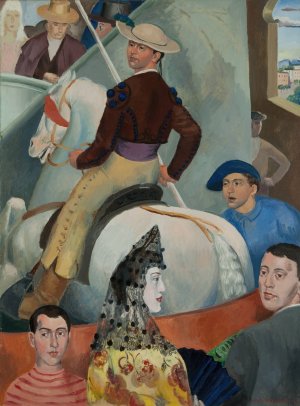 Picador by Arvid Fougstedt Oil Painting