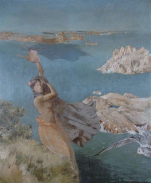 Sapho by Ary Cornelis Renan Oil Painting