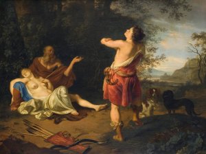 Cephalus and Procris by Ary De Vois Oil Painting