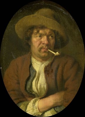 The Smoker by Ary De Vois Oil Painting