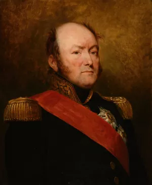 Comte Drouet d'Erlon by Ary Scheffer Oil Painting
