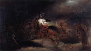 Lenore, The Dead Go Fast by Ary Scheffer Oil Painting