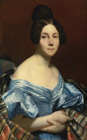 Portrait Of A Lady by Ary Scheffer Oil Painting