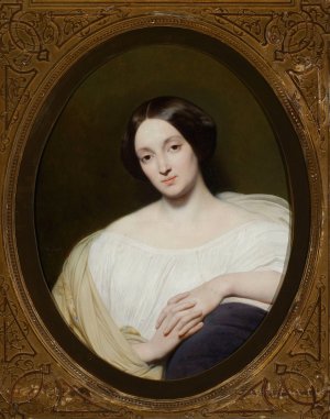Portrait of Katarzyna Potocka nee Branicka by Ary Scheffer Oil Painting