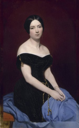 Portrait of Madame Edouard Caillard by Ary Scheffer Oil Painting