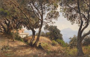 Sudliche Ansicht by Ascan Lutteroth Oil Painting