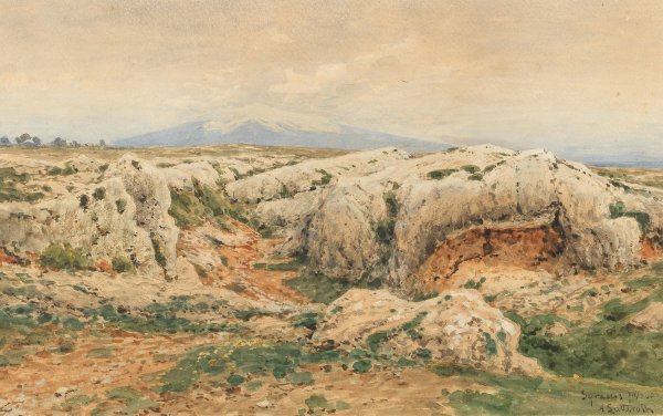 Syracus  by Ascan Lutteroth - Hand-Painted Oil Painting Reproduction