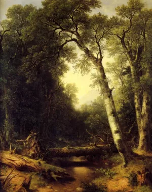 A Creek in the Woods painting by Asher B. Durand