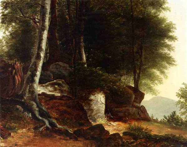 Main Product Photo of A Study from Nature Painting by Asher B. Durand