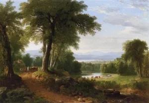 After a Summer Shower Oil Painting by Asher B. Durand - Bestsellers