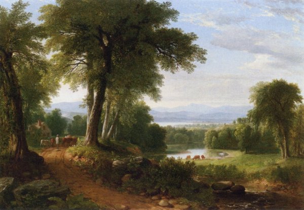 Main Product Photo of After a Summer Shower Painting by Asher B. Durand