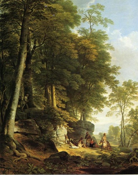 Main Product Photo of Indian Rescue Painting by Asher B. Durand