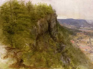 Mountain Vista Oil painting by Asher B. Durand