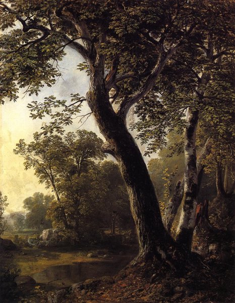 Main Product Photo of Study at Marbletown, Ulster County Painting by Asher B. Durand