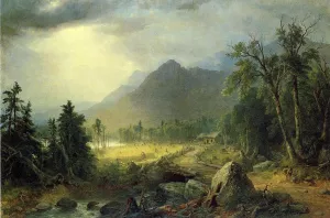 The First Harvest in the Wilderness by Asher B. Durand Oil Painting