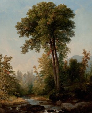 A Natural Monarch by Asher Brown Durand Oil Painting