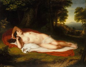 Ariadne by Asher Brown Durand Oil Painting