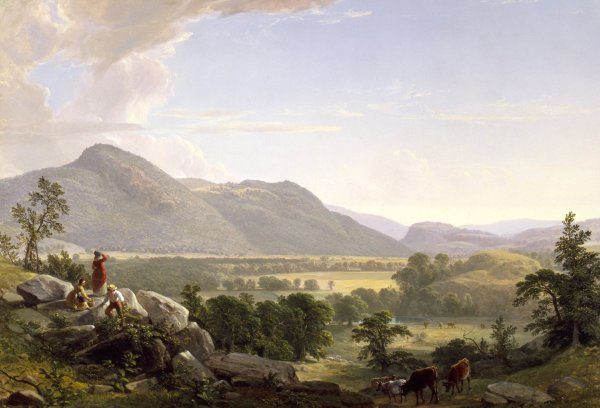 Dover Plains, Dutchess County, New York  by Asher Brown Durand - Hand-Painted Oil Painting Reproduction