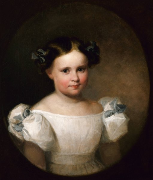 Georgianna Frances Adams  by Asher Brown Durand - Hand-Painted Oil Painting Reproduction