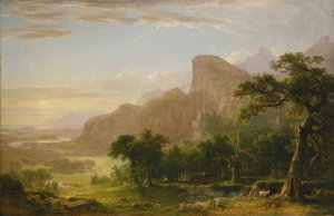 Landscape—Scene from 'Thanatopsis' by Asher Brown Durand Oil Painting