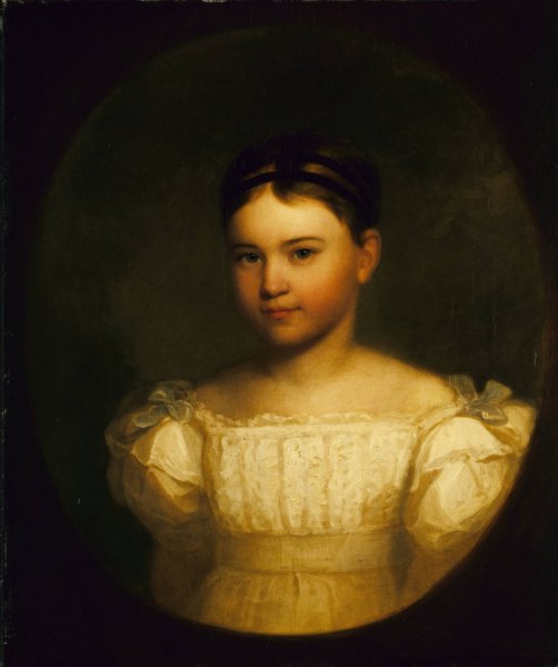 Mary Louisa Adams  by Asher Brown Durand - Hand-Painted Oil Painting Reproduction