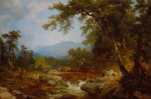 Monument Mountain, Berkshires by Asher Brown Durand Oil Painting