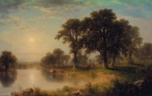 Summer Afternoon by Asher Brown Durand Oil Painting