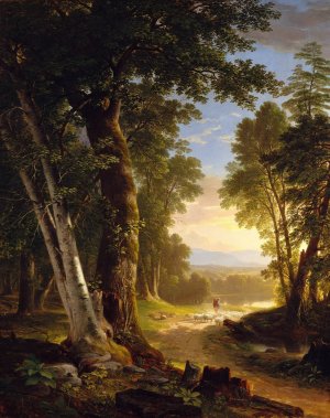 The Beeches by Asher Brown Durand Oil Painting