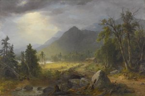 The First Harvest in the Wilderness by Asher Brown Durand Oil Painting